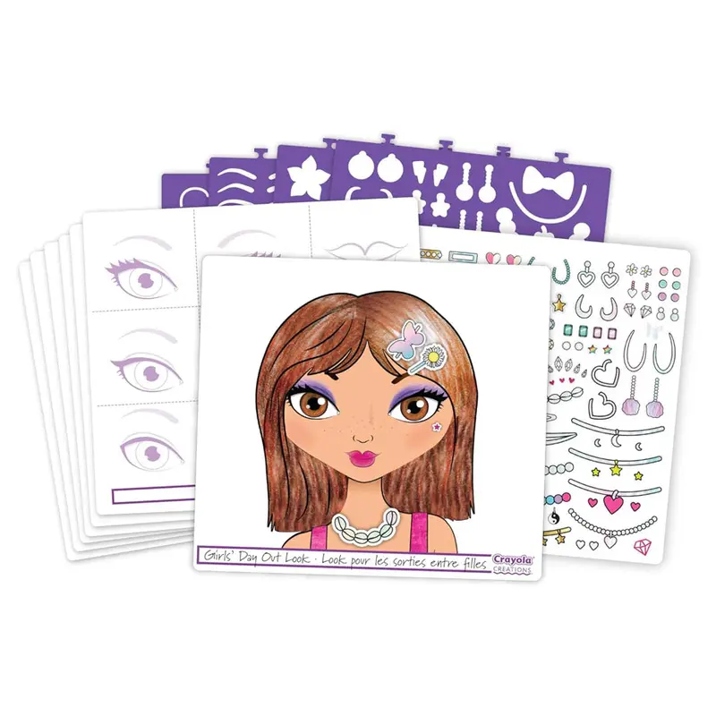 Crayola Make-Up Artist Sketch Set – Cosmetic-Themed Art & Design Kit 1