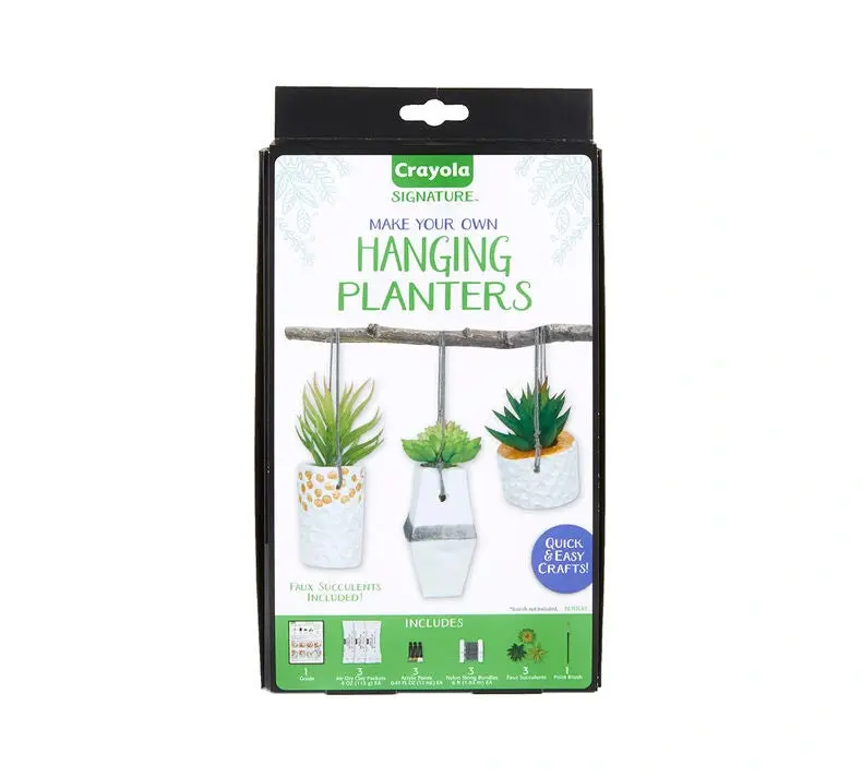 Crayola Signature Diy Hanging Planter Craft Set 1