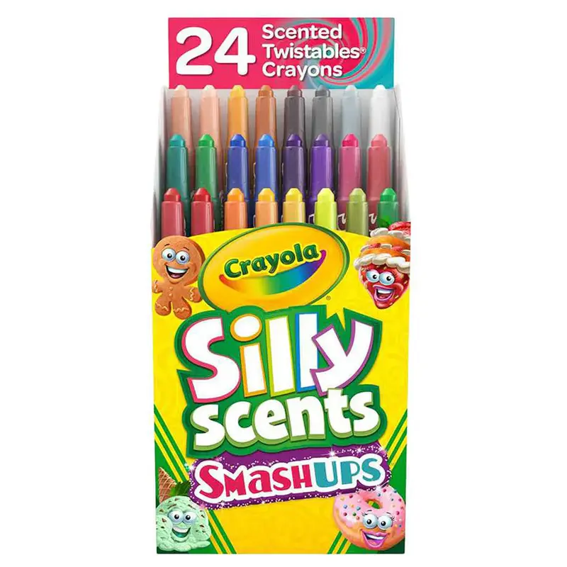 Crayola Silly Scents Smash Ups Mini Twistable Crayons – 24-Pack 1