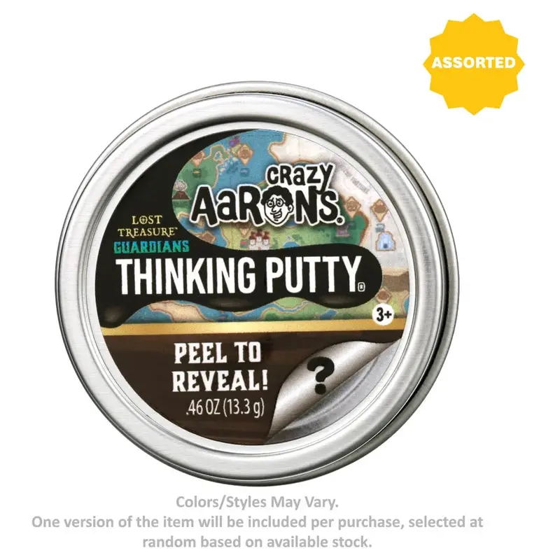 Crazy Aaron’S Peel-To-Reveal Lost Treasure Mini Thinking Putty – 13.3 G Sensory Toy 1