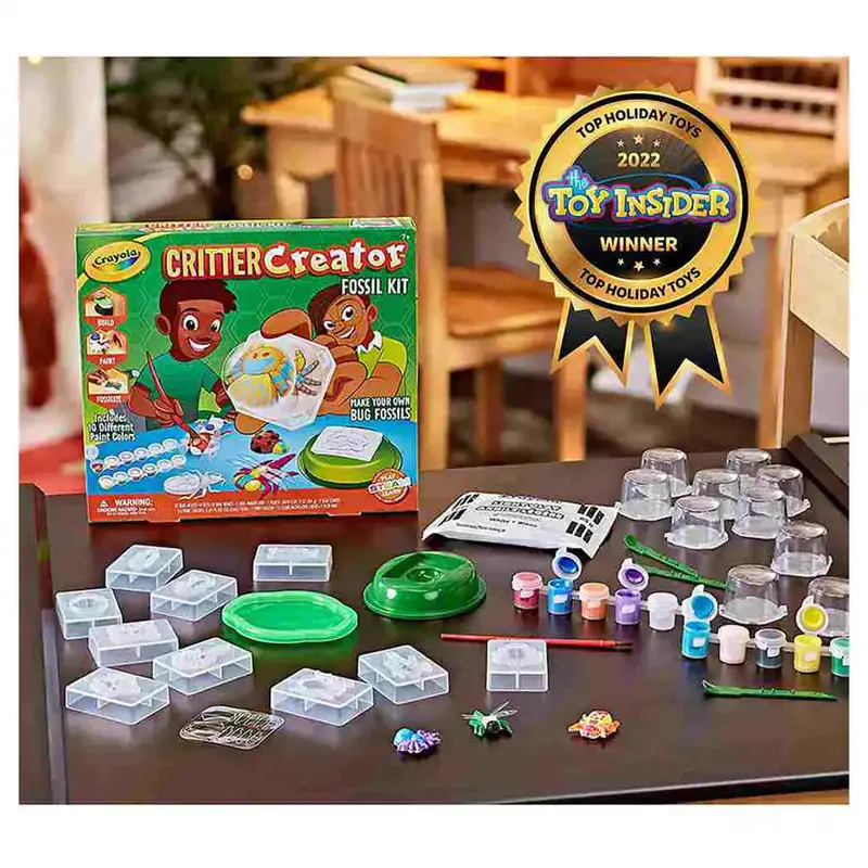 Critter Creator Metallic Bug Fossil Kit – Stem-Inspired Crayola Science Activity 1