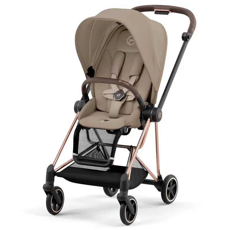 Cybex Mios Rosegold Stroller Frame With Matching Seat Pack 1