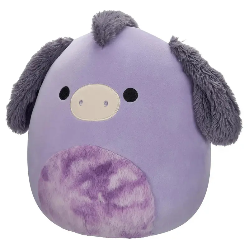Deacon The Purple Tie-Dye Belly Donkey Squishmallows Plush 1