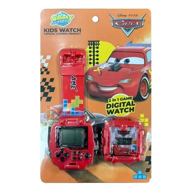 Disney Cars 2-In-1 Led Digital Watch & Handheld Game – Red 1