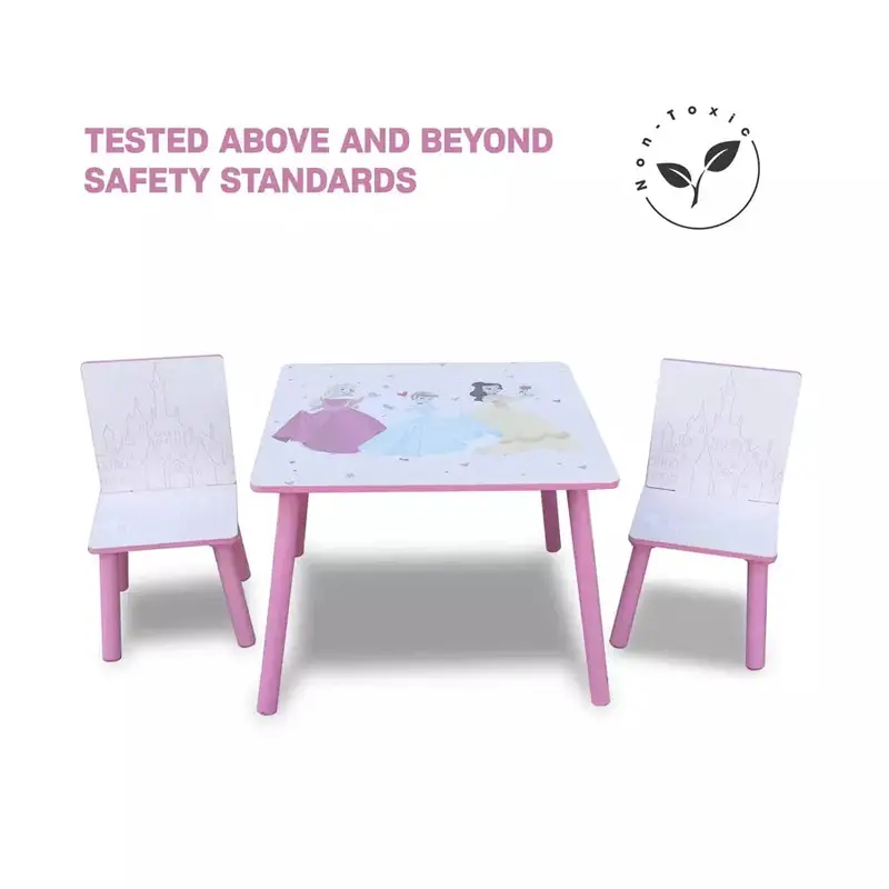 Disney Princess-Themed Children’S Table And Chair Set 1