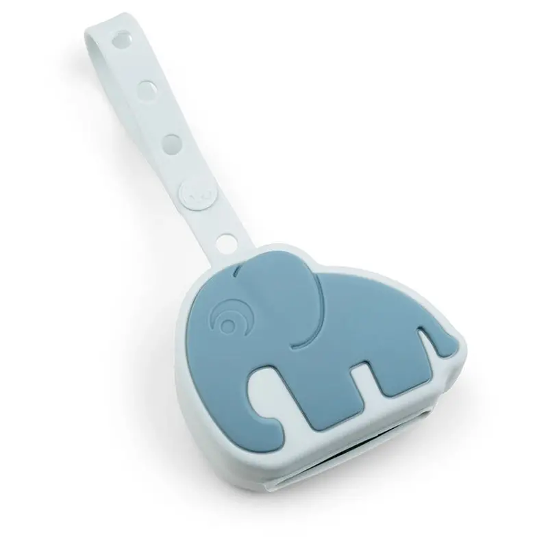 Done By Deer Elphee Silicone Pacifier Pouch – Blue 1