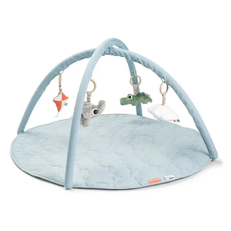 Done By Deer Playground Activity Play Mat – Calming Blue Design 1