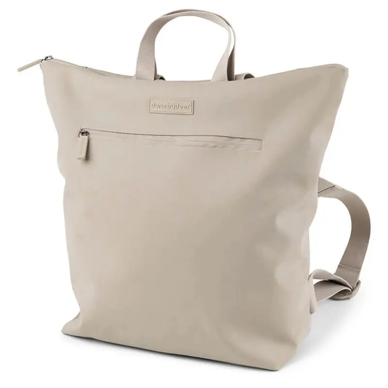 Done By Deer Sand-Coloured Changing Backpack For Parents 1
