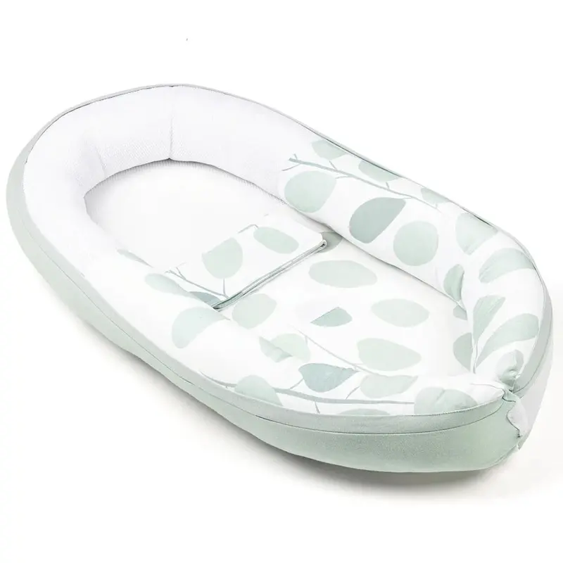 Doomoo Cocoon Pad In Leaves Aqua Green 1