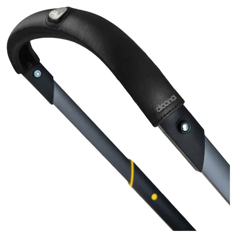 Doona Liki Handlebar Cover In Premium Black Leather 1