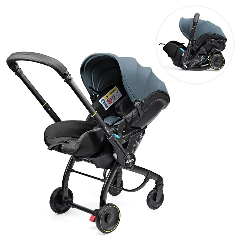 Doona X Infant Car Seat Stroller In Ocean Blue 1