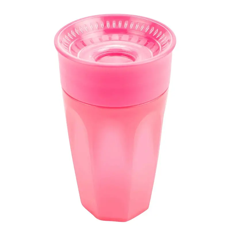 Dr. Brown'S Cheers 360° Spill-Proof Training Cup – 10 Oz, Pink, Ages 9+ Months 1