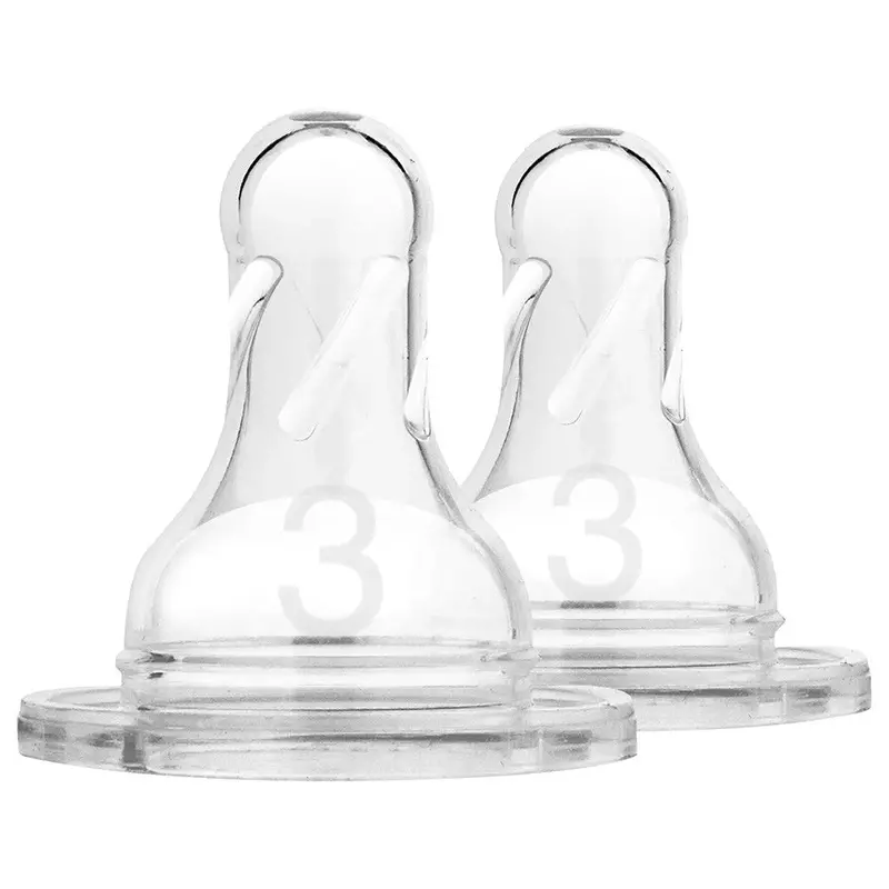 Dr. Brown'S Level 3 Silicone Narrow Nipples For Bottles – 2-Pack 1