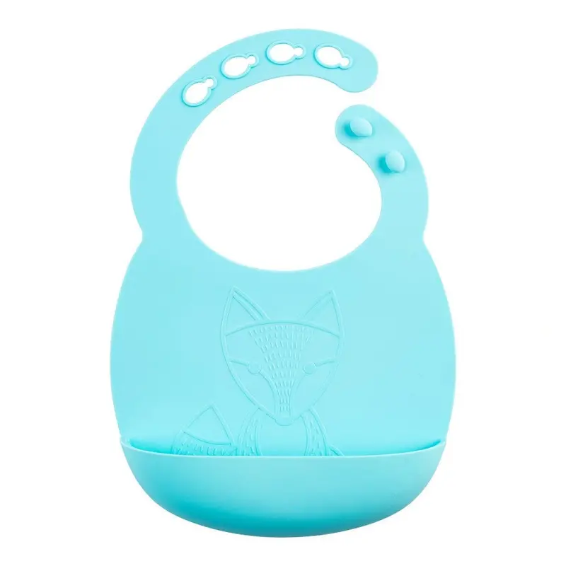 Dr. Brown'S Turquoise Silicone Baby Bib – Soft & Waterproof 1