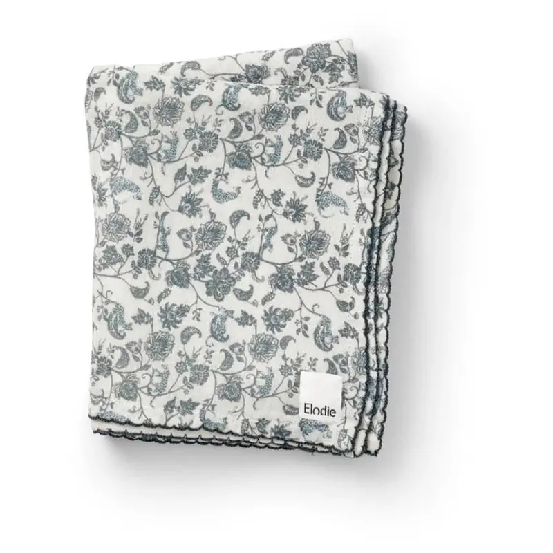 Elodie Details Bamboo Muslin Swaddle Blanket – Garden Leo Toile Print 1