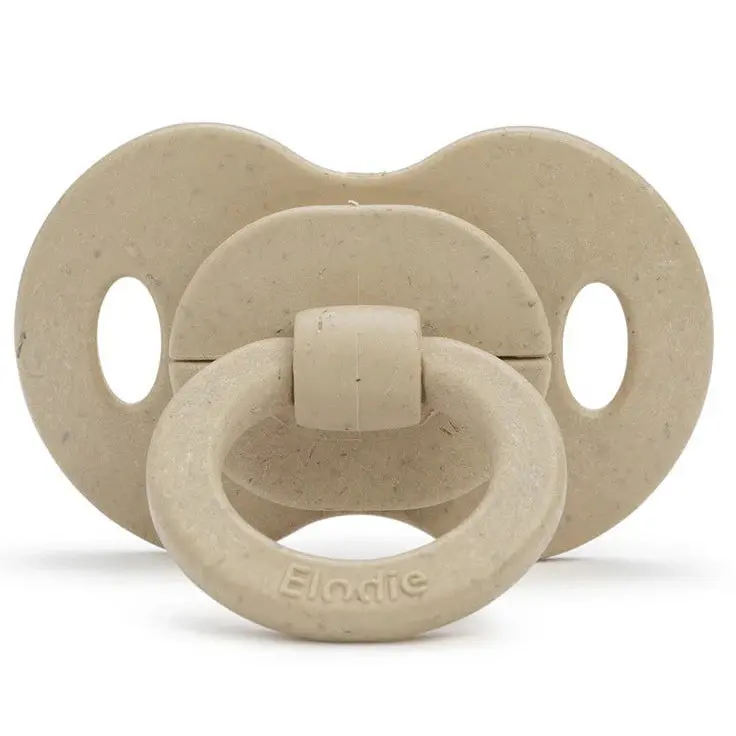Elodie Details Bamboo & Silicone Pacifier – Pure Khaki 1