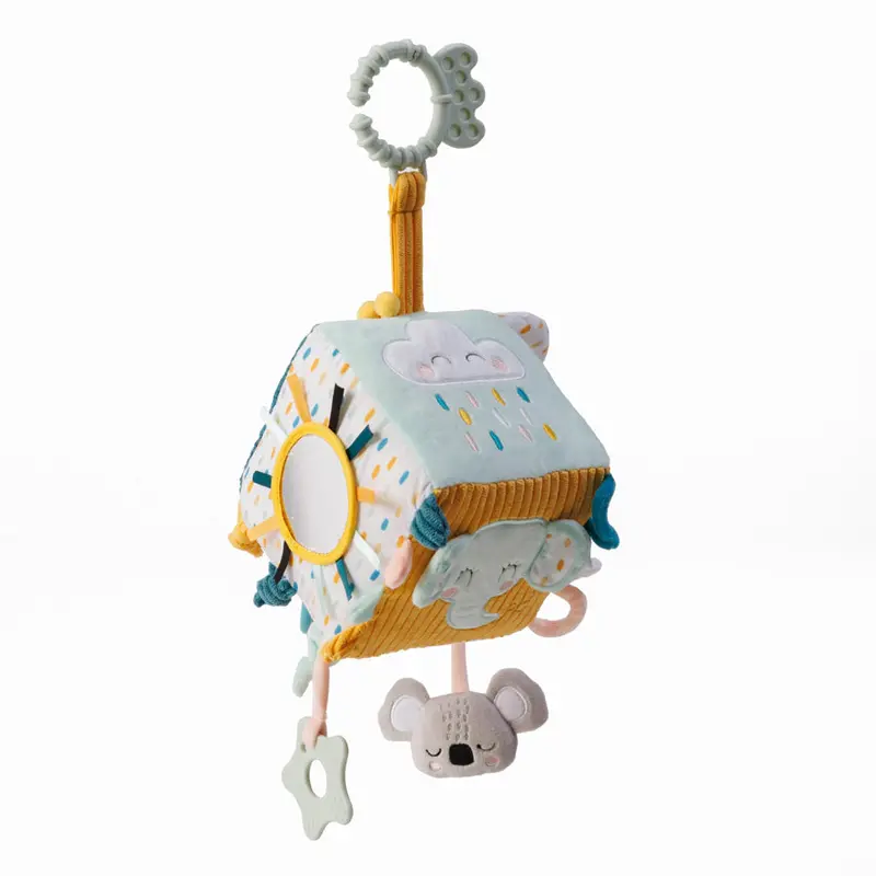 Eurekakids Cucu Montessori Sensory Cube With Hanging Ring Attachment 1