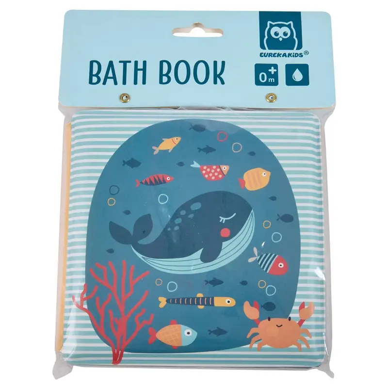 Eurekakids Under The Sea Bath Book – Waterproof Infant Bathtime Storybook 1