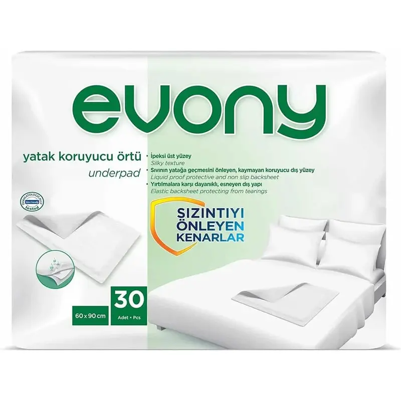 Evony Disposable Changing Mat – 60 X 90Cm, 30-Pack 1