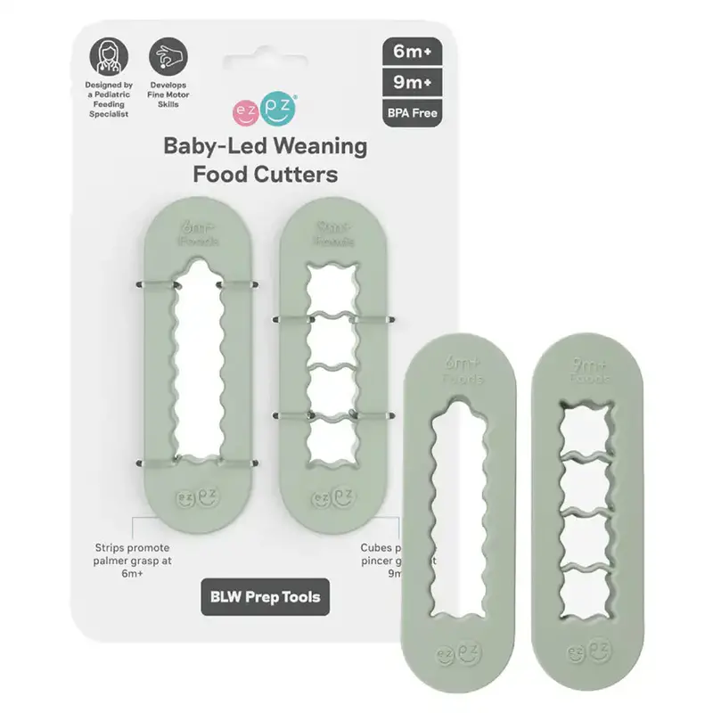 Ezpz Baby-Led Weaning Food Cutters – Sage Color 1