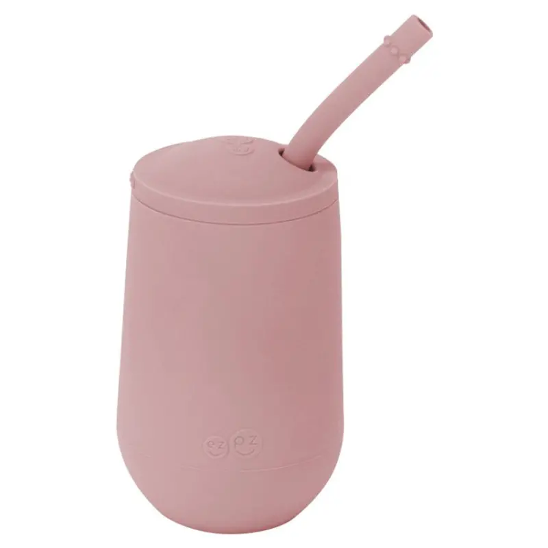 Ezpz Happy Cup & Straw System – Blush Shade 1
