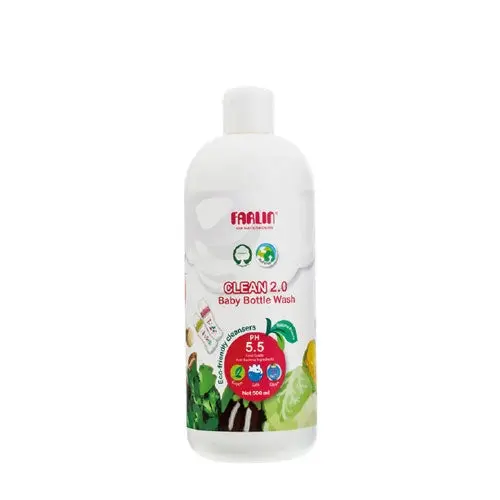 Farlin Baby Bottle & Feeding Accessory Cleaner – 500 Ml Bottle Wash Solution 1