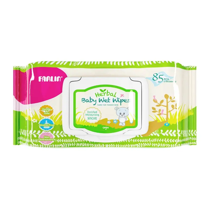 Farlin Skincare Baby Wet Wipes – 85 Count Soothing Pack 1