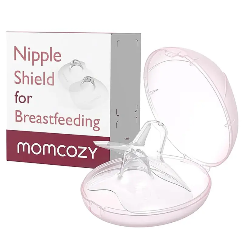 Flexible Contact Nipple Shields With Travel Case – Momcozy 1