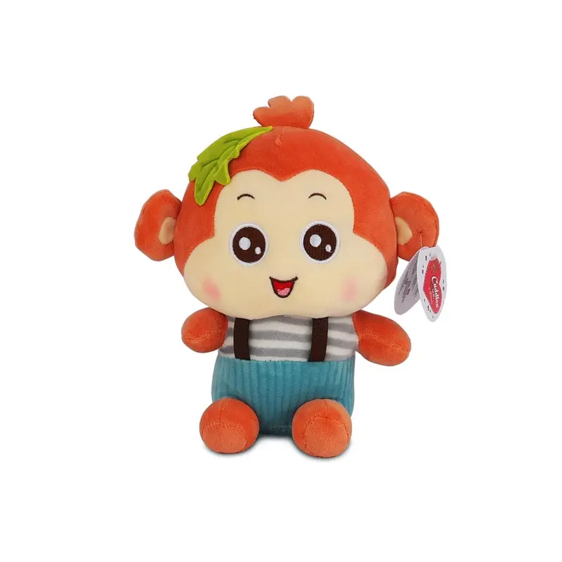 Fluffy Marshmallow Monkey Plush – 23 Cm Huggable Stuffed Animal 1