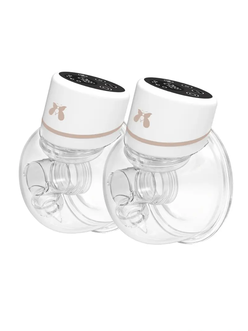 Fraupow Double Wearable Breast Pump – Hands-Free, 4 Modes & 12 Intensity Levels 1