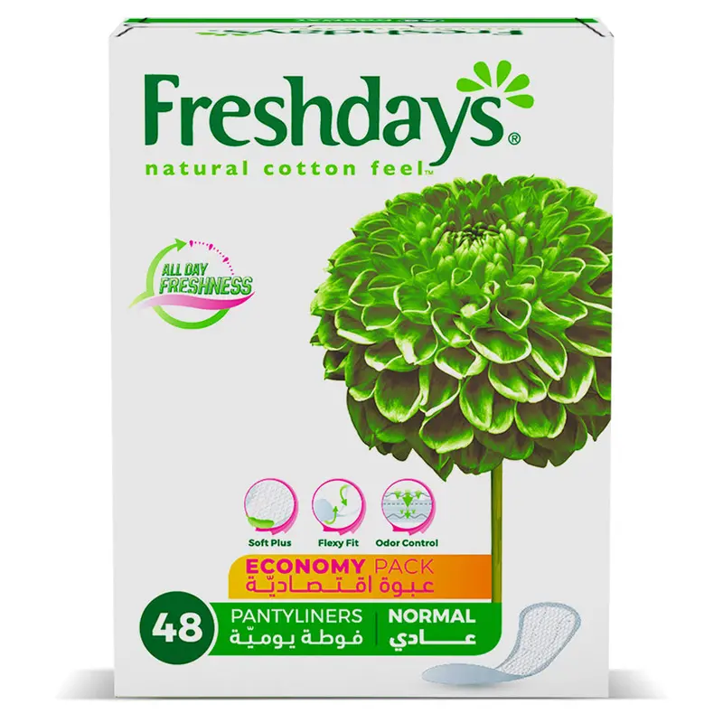 Freshdays Eco-Friendly Normal Daily Liners (48 Count) 1