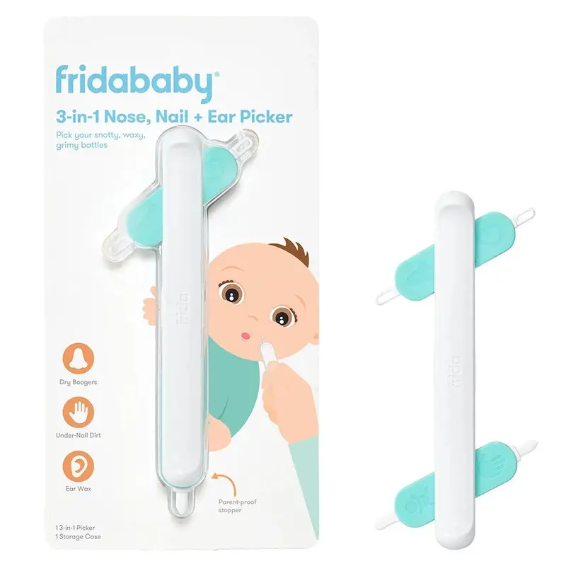 Frida Baby 3-In-1 Baby Care Tool: Nose, Nail & Ear Cleaner 1
