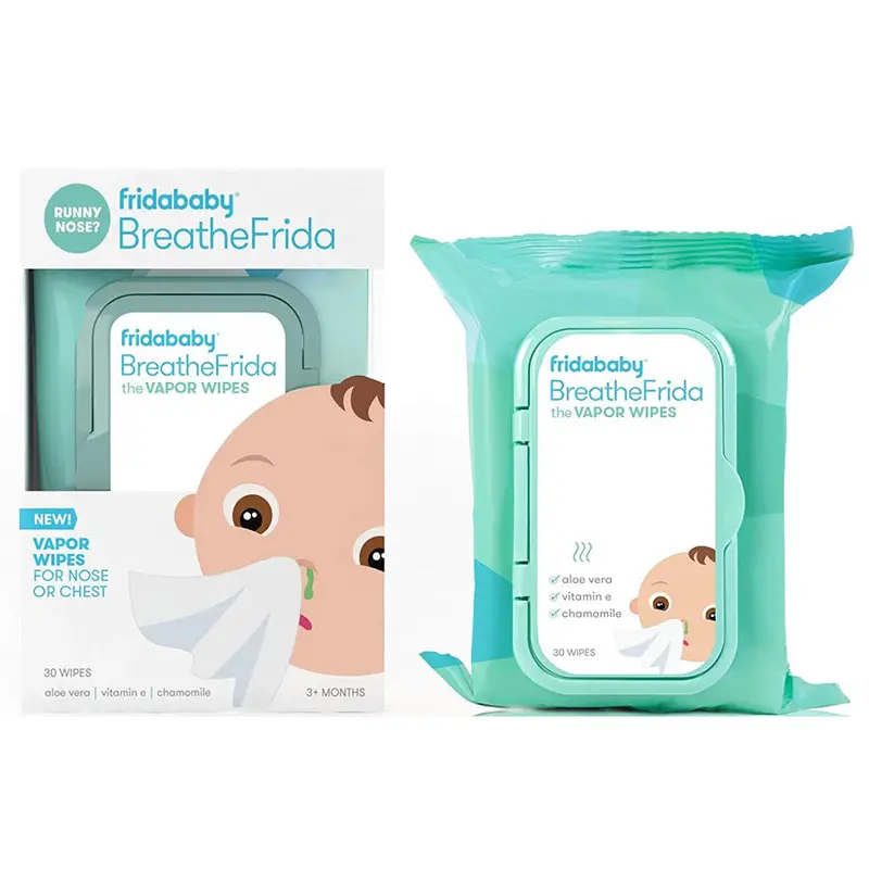 Frida Baby Breathe Frida Chest And Nasal Wipes (30 Count) 1