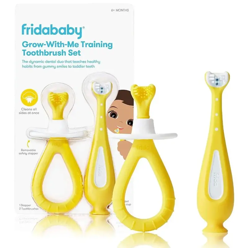 Frida Baby Grow-With-Me Training Toothbrush Set 1
