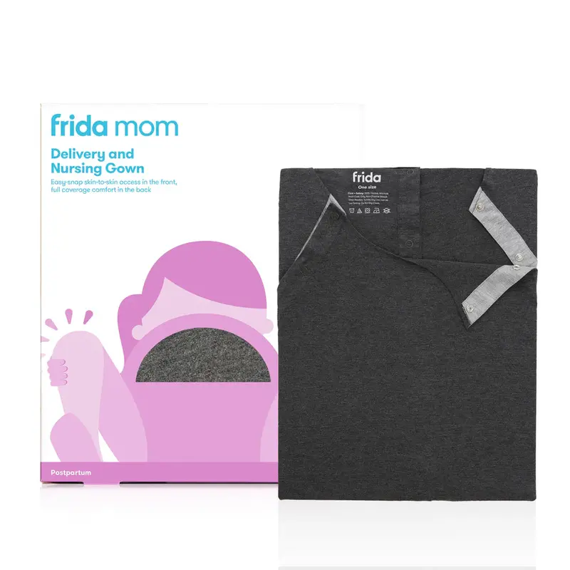 Frida Mom Nursing & Delivery Gown – Comfort-Fit Design 1