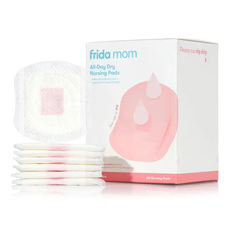 Frida Mom Ultra-Absorbent Nursing Pads – Leak-Proof, Reusable Breast Pads 1