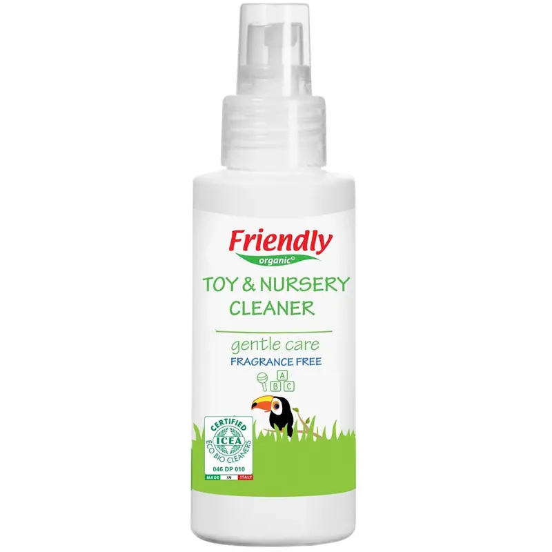 Friendly Organic Toy & Nursery Surface Cleaner – 100Ml Unscented Solution 1