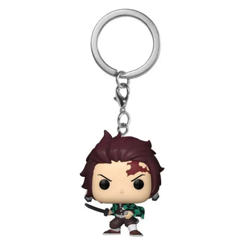 Funko Pocket Pop! Tanjiro Kamado Vinyl Keychain – Demon Slayer Collectible 1