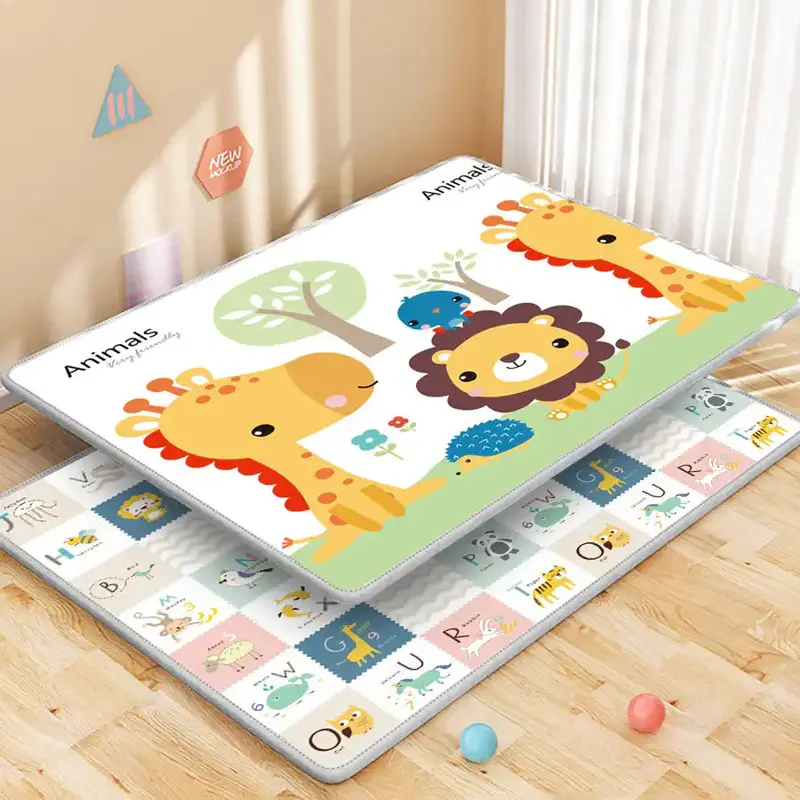 Galaxy Baby Reversible Play Surface – Animal Motif, 1.5 Cm Thickness 1
