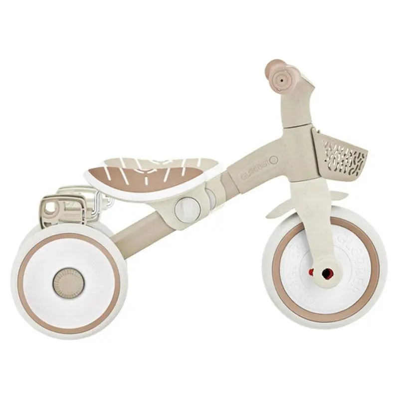 Globber Ecologic 2-In-1 Trike – Beige And White Convertible Ride-On 1