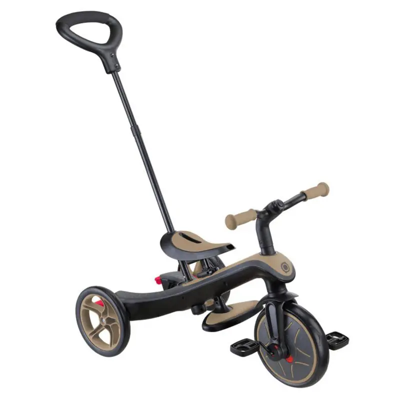 Globber Explorer 4-In-1 Convertible Foldable Trike – Taupe 1