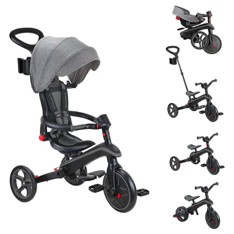 Globber Explorer 4-In-1 Foldable Toddler Trike With Growth Adjustments 1