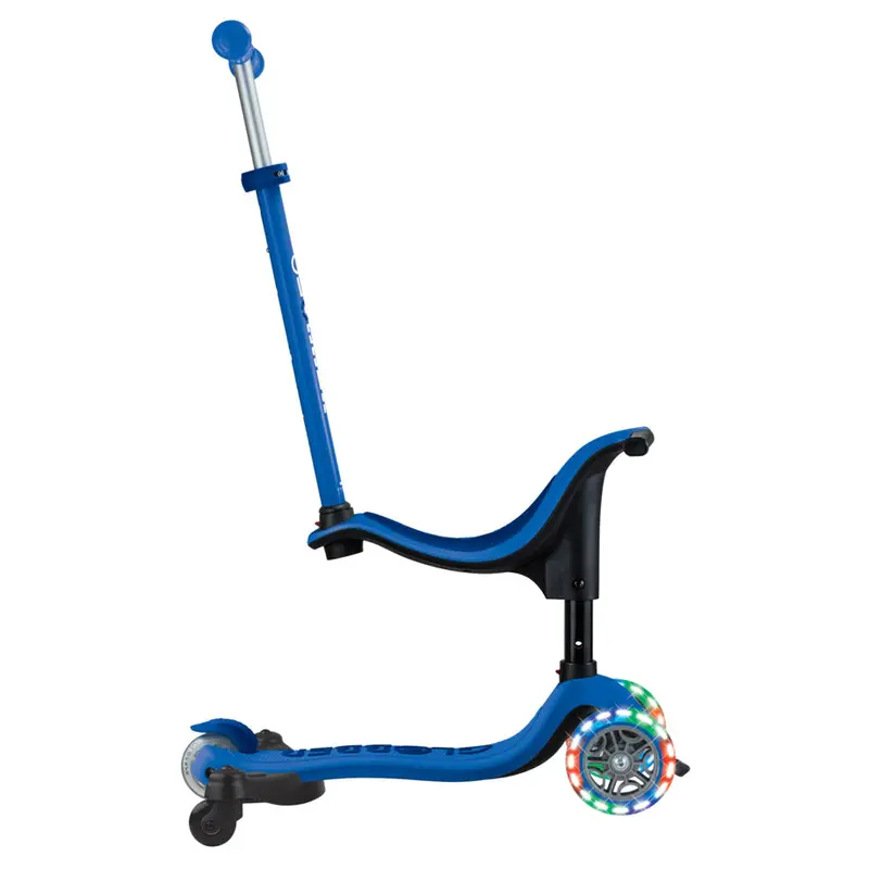 Globber Go Up Sporty Lights 360 – 3-In-1 Adjustable Kick Scooter 1