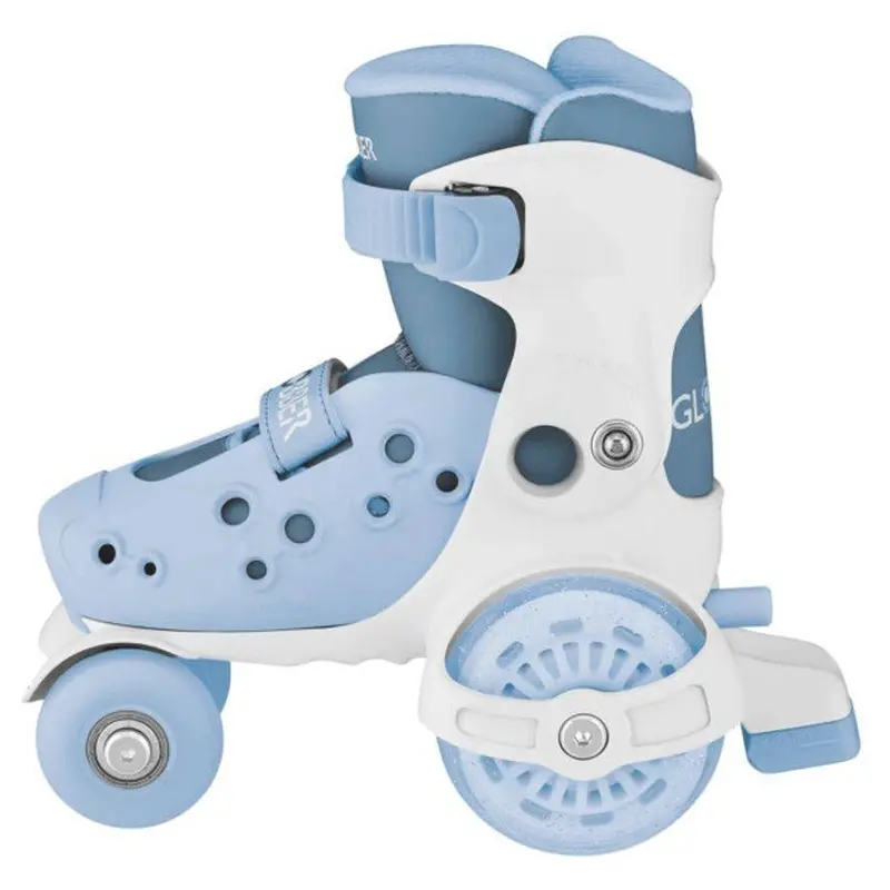 Globber Learning Quad Skates For Kids – Adjustable Fit, Eu 26–29, Blue 1