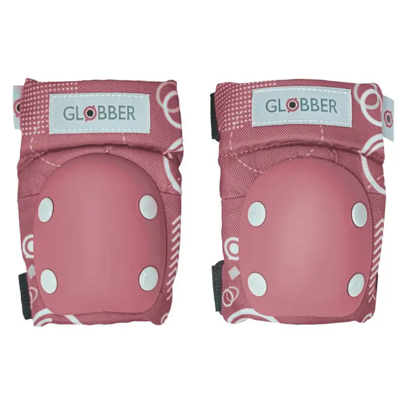 Globber Toddler Elbow & Knee Pads – Pink Floral Pattern For Little Riders 1