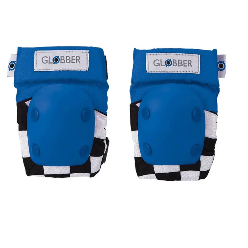 Globber Toddler Protective Pads – Navy Blue Racing Theme (Xxs) 1