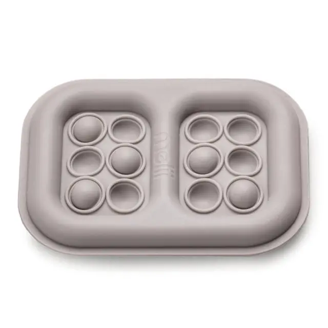 Grey Silicone Pop-It Ice Pack – Melii Flexible Reusable Cooling Pad 1