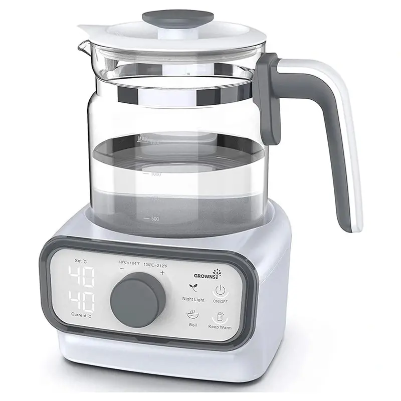 Grownsy 1.3L Instant Baby Water Warmer With Lcd Display & Precision Temp Control 1