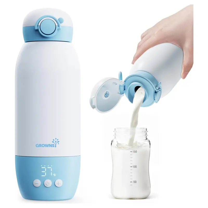 Grownsy Portable Breast Milk Warmer – Compact & Travel-Friendly 1