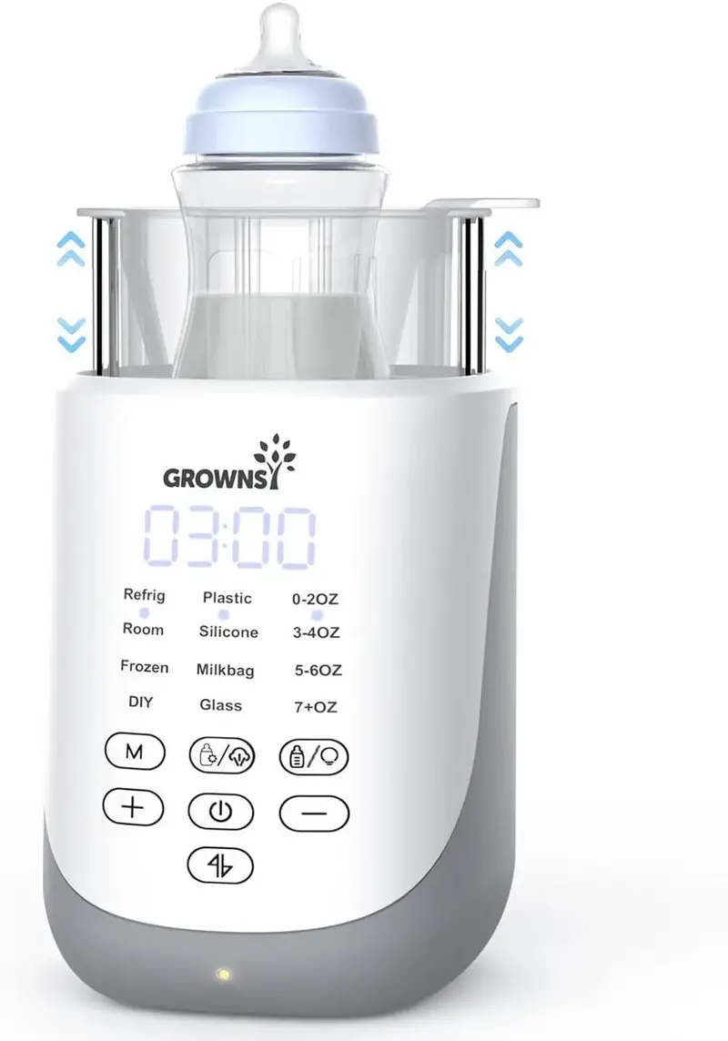 Grownsy Smart Bottle Warmer With Auto-Lift Function And Soft Night Light 1